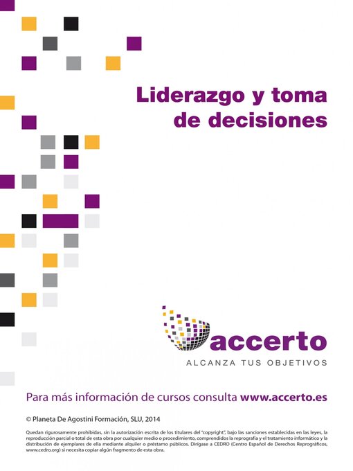 Title details for Liderazgo y toma de decisiones by Accerto - Available